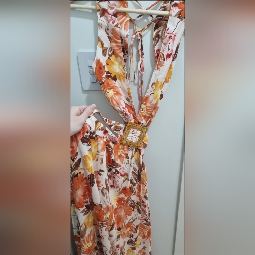 Amaroso floral dress *free gift with purchase - Picture 8 of 8